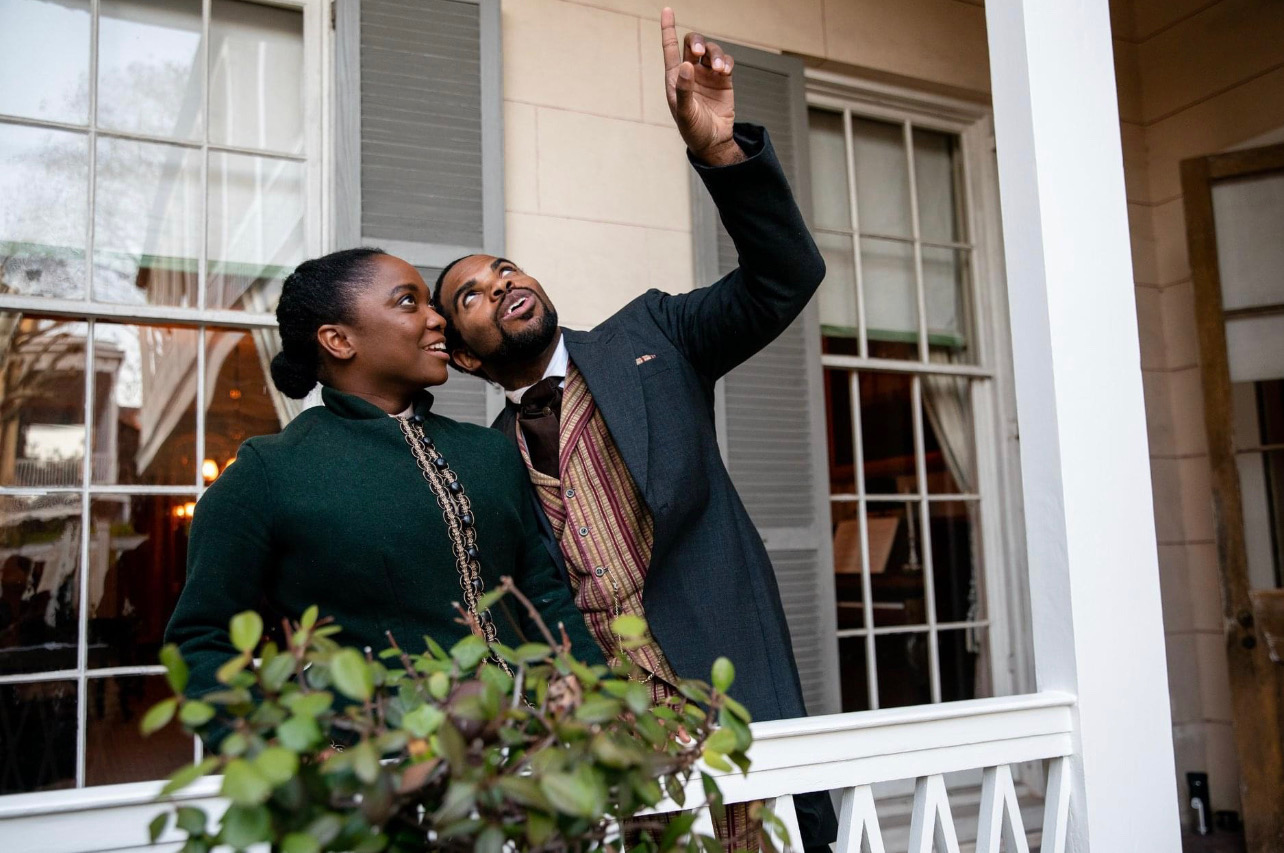 Tenaj Wallace and partner at event